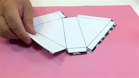 papercraft template paper cake box template