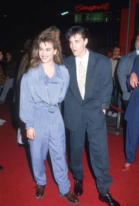 Alyssa Milano And Corey Haim 1989 Corey Haim Haim 90s Actors