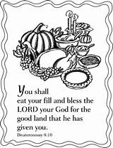 Thanksgiving Coloring Pages Christian Kids Printable Religious Scripture Printables Scriptures Bible Sheets Adult Color God Sunday School Lord Crafts Fall sketch template