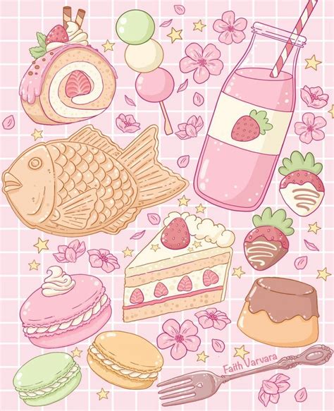 nguon tumblr cute food drawings cute food art kawaii drawings