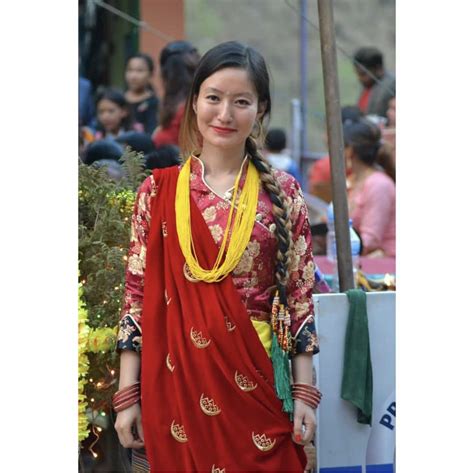 Pin By Sooraj Kdka On Nepal Traditional Dress Gurung Dress