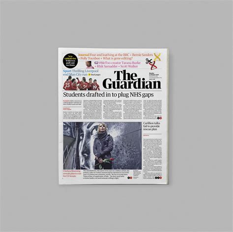 guardian introduces tabloid format  redesigns  platforms