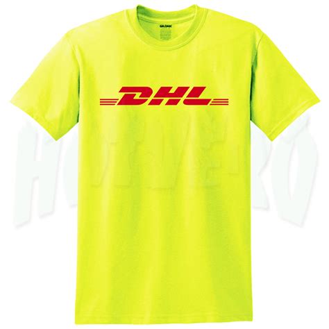 dhl express shipping yellow top  shirt hotvero