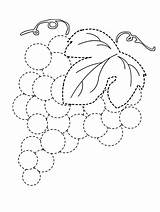 Uva Grapes Pregrafismo Tracing Esercizi Tuttodisegni Scuola Autunno Coloring Disegni Infanzia Colorare Foglie Trauben Herbst Autunnale Toddler Paintingvalley Frutta Preschoolactivities sketch template