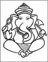 Ganesh Gods Ganesha Goddesses Shiva Ganpati Getdrawings Chaturthi sketch template