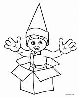 Elf Coloring Shelf Pages Christmas Printable Girl Hat Print Elves Kids Template Color Pole North Cool2bkids Book Gift Getcolorings sketch template