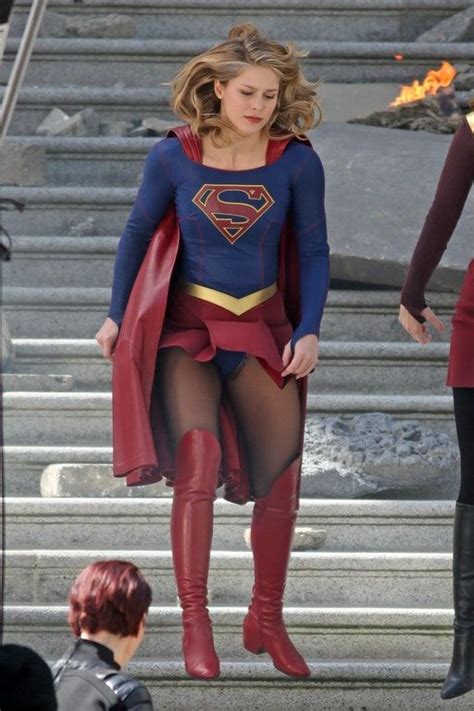Melissa Benoist As Supergirl Cosplay Femenino