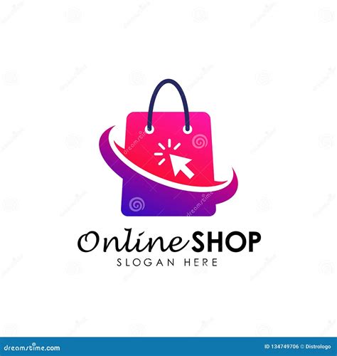 shop logo design vector icon shopping logo design stock vector illustration