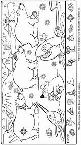 Hidden Find Coloring Para Pages Objects Kindergarten Puzzles Activities Escondidos Objetos Colorear Kids Niños Dover Publications Highlights Adult Welcome Figuras sketch template