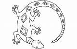 Salamander Salamandra Ausmalbilder Colorir Lagartos Aboriginal Desenhos Ausmalbild sketch template