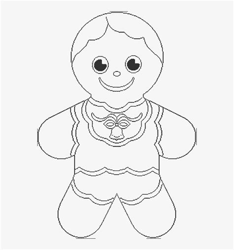 gingerbread boy coloring pages coloring gingerbread girl transparent