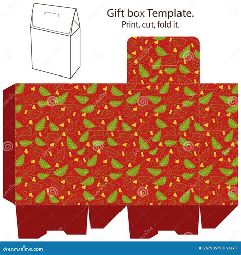gift box template royalty  stock photo image