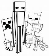 Minecraft Coloring Pages Enderman Drawing Colouring Color Kids Villager Printable Creeper Template Pdf Drawings Print Halloween Templates Sheets Downloadable Face sketch template