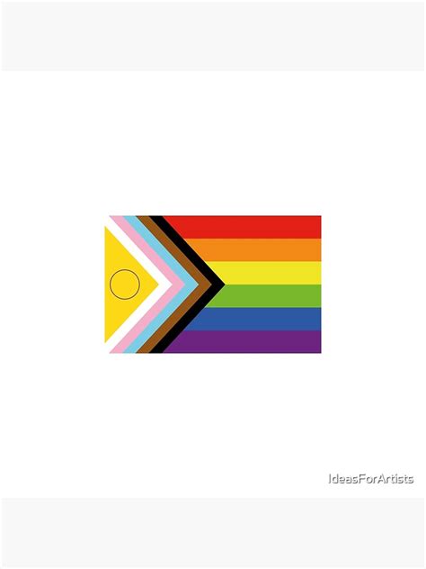 intersex inclusive pride progress pride flag photographic print for