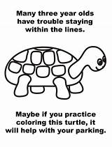 Parking Lines Turtle Coloring Bad Trouble Many Year Staying Within Note Three Park Between Olds Funny If Notes Drivers Maybe sketch template