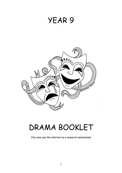year  drama booklet