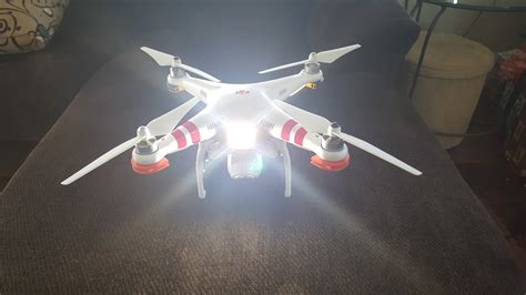 drone dji dual strobe lighting kit  dual lights whitered green spotlight light package