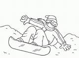 Snowboarding Snowboard Colorat Iarna Printable Kolorowanka Sporturi Snowbord Druku Planse Ski Iceberg Desce Activitati Educatia Conteaza Zimowy Drukowanka Toddlers Coloringhome sketch template