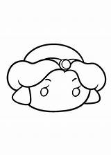 Coloring Tsum Pages Disney sketch template