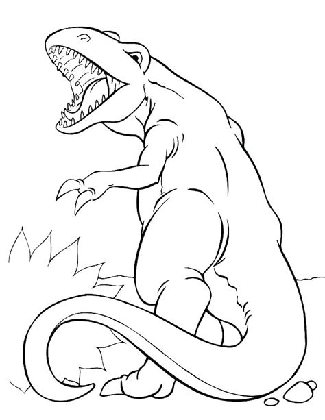dinosaur coloring pages  getdrawings
