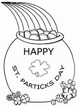 Coloring St Pages Patricks Gold Patrick Pot Rainbow Saint Printable Print Drawing Template Mining Colouring Getcolorings Celebrating Kids Paintingvalley Getdrawings sketch template
