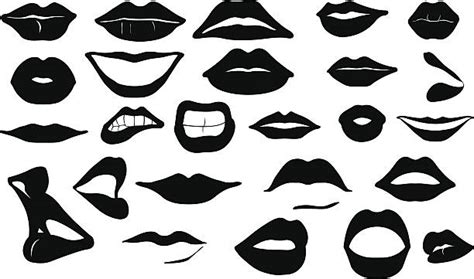 royalty free human lips clip art vector images and illustrations istock