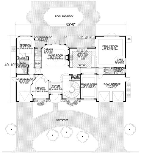 grand luxury  elevator aa architectural designs house plans