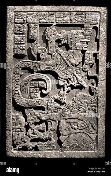 Los Dinteles De Yaxchilán Clásico Maya 775 Ad Dintel 25 Lady K Ab Al