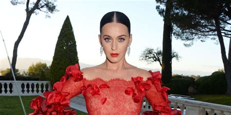 Katy Perry Just Showed Up To A Cannes Gala Looking Like A Red Hot Emoji