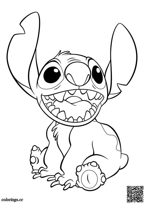 lilo  stitch experiments coloring pages