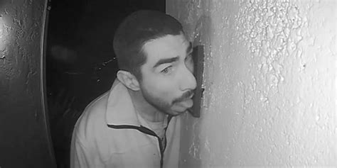 Man Caught On Surveillance Camera Licking Intercom System For Hours