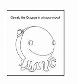 Oswald Coloring Octopus Printable Print sketch template