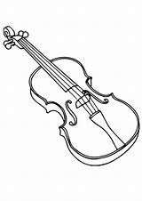 Geige Violine Ausmalbild sketch template