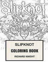 Slipknot Coloring Metal Heavy Adult Corey Taylor Book Editions Other Books sketch template