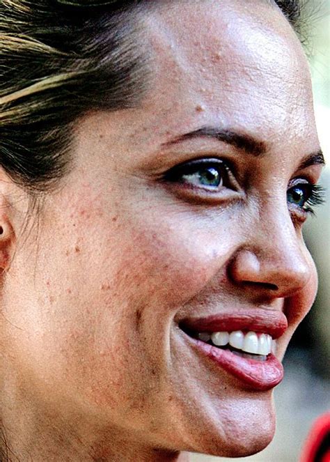 Unretouched Angelina Jolie Stars Without Makeup