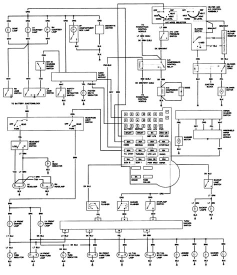 chevy  wiring diagrams fuse box     schematic  wiring diagram