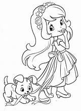 Coloring Pages Strawberry Shortcake Books Girls Printable Cute Kids Disney Princess Colorful Cartoon Dog Colouring Moranguinho Choose Board Puppy Coloriage sketch template