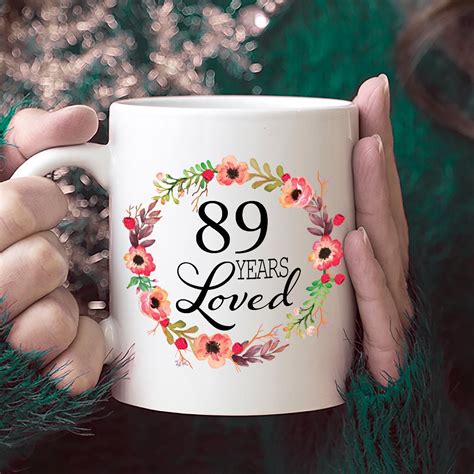 89th birthday ts for women t for 89 year old female etsy