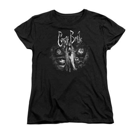 corpse bride bride to be licensed women s graphic tee