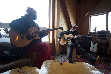 backcountry beat finding bliss  guitars  canadas baldface lodge fretboard journal