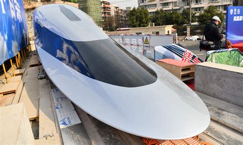 china completes maglev prototype fastest land vehicle  peak speed   kmh global times