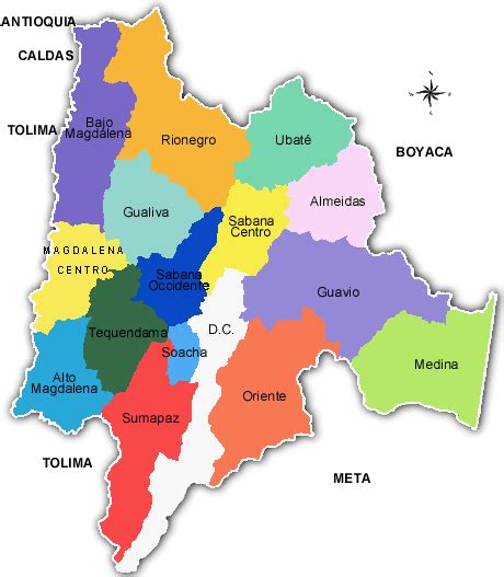cundinamarca map