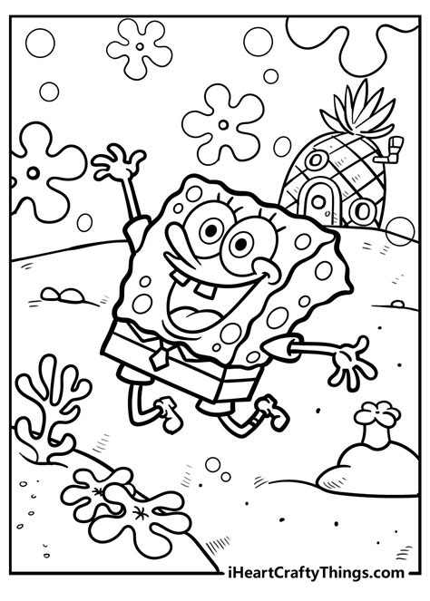 super fun spongebob coloring pages