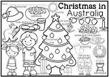 Christmas Coloring Pages Around Vocabulary Posters Subject sketch template