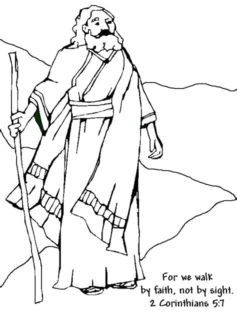 bible story abraham coloring pages  drawing