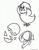 Coloring Pages Chicken Chick Printable Baby Born Easter Kids Cliparts Line Print Hatching Chicks Comments Little Categories sketch template