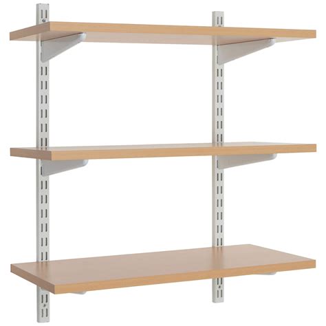 office wall mounted shelving kit  white  uk delivery