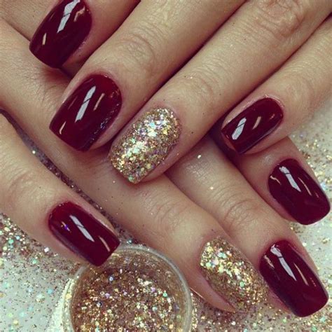 glamorous glitter nail art designs pretty designs