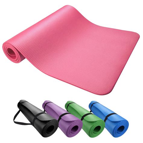 Yoga And Exercise Mat Thick Non Slip Shock Absorbing Pad