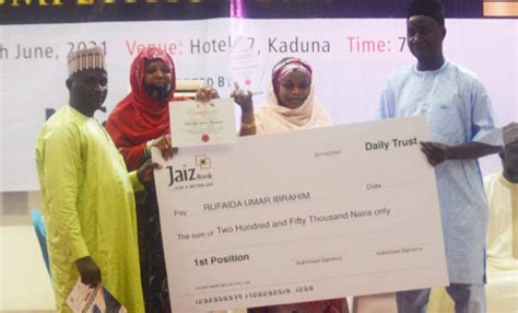 yr  mother wins maiden aminiya short story competition daily trust